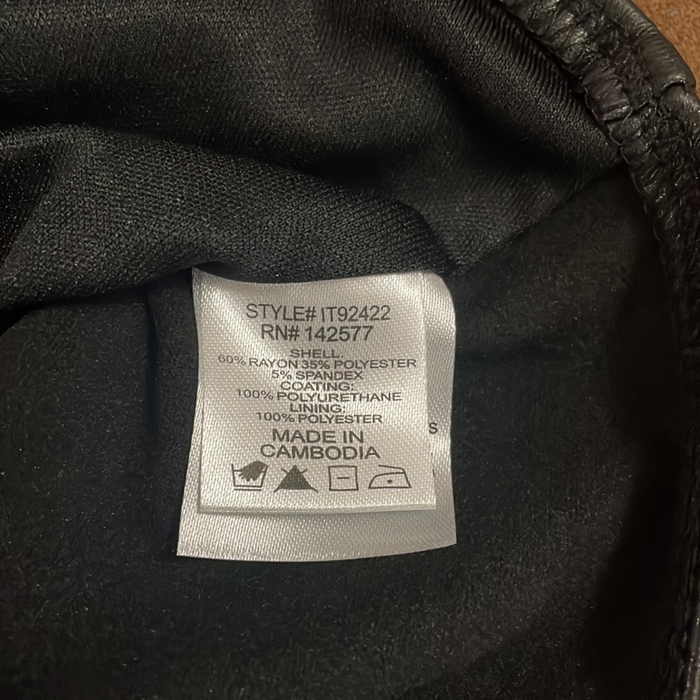 NWT Black Faux Leather Iris Bodysuit - Picture 10 of 12